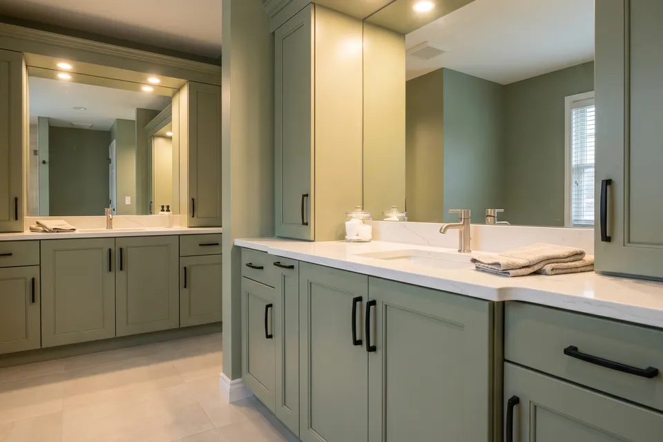 Cabinet Painting project by Texas Pride Painting in Pflugerville